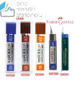 Gambar Isi pensil mekanik 0.5 0.7 2B HB Faber Castell lead superfine merek Faber Castell