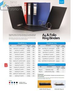 Bantex 8223 Ring Binder 1222 FC 2D-25mm Map berkas arsip