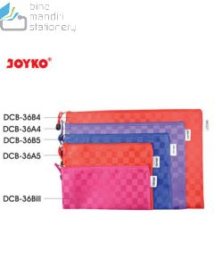 Jual Kantong Poket Resleting Dokument Joyko Document Bag DCB-36 A5 (Satin) termurah harga grosir Jakarta