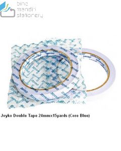 Double Tape Selotip Kertas Joyko Double Tape 24mmx15yards (Core Blue)