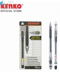 E-Katalog gambar perlengkapan Bollpoint Pulpen Pena Tulis Kenko Gel Pen Pineapple