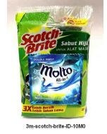 Katalog alat-alat kantor 3M Scotch Brite,  3M Scotch Brite Sabut Hijau 4X6 Inch 2 Pad harga normal 15500 di Supplier Alat Tulis Bina Mandiri Stationery