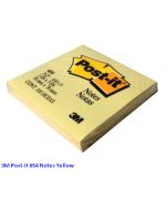Contoh Alat Perlengkapan Kantor merk 3M Post-it , Gambar Produk 3M Post-it 654 Sticky Note Canary Yellow 76x76mm harga 10600 di Toko Peralatan Sekolah Murah